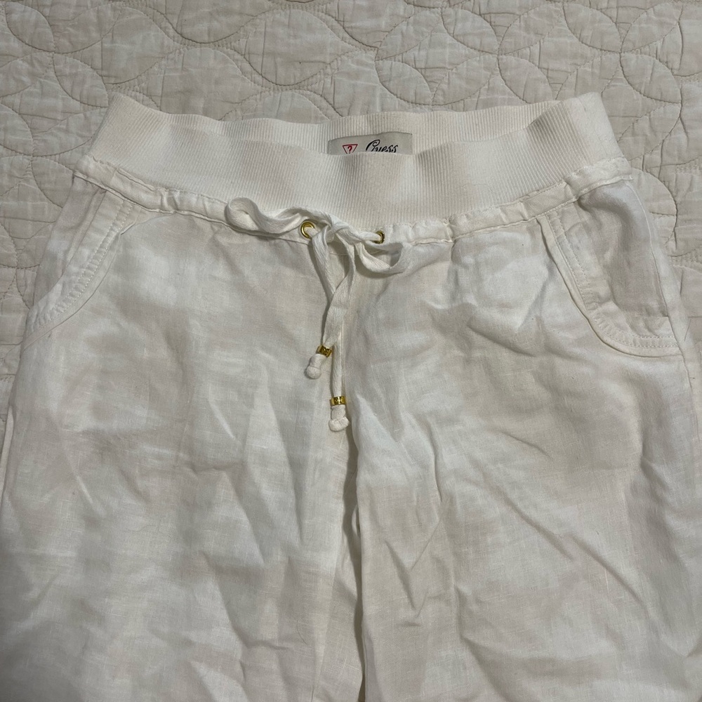 Chico's White Linen Pants
